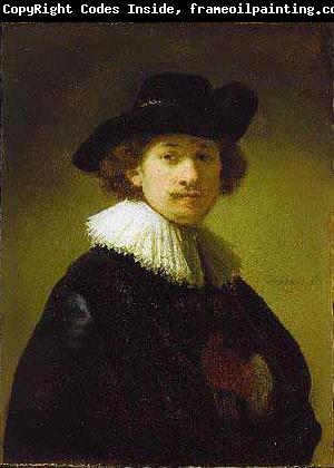 Rembrandt Peale Self portrait with hat
